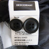 DESCENDANT ディセンダント 22AW CLAIRTON PLAID JACKET 中綿 バッファローチェック シャツ ジャケット  ブラック系 3【中古】