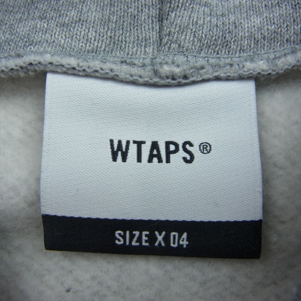 WTAPS ダブルタップス 22AW CROSS BONES HOODY クロスボーン フーディー パーカー グレー系 04【中古】