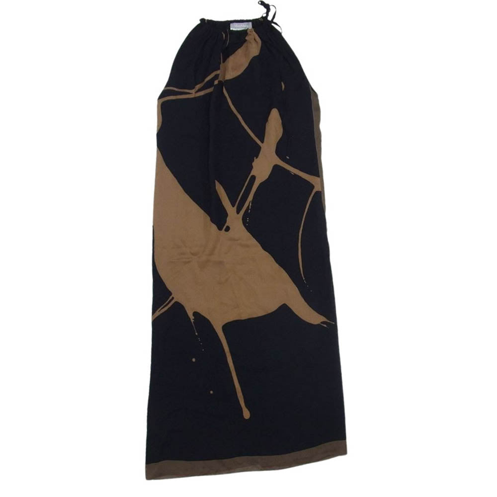 MAX MARA マックスマーラ ビスコース ドレス ワンピース ブラック系 38【中古】