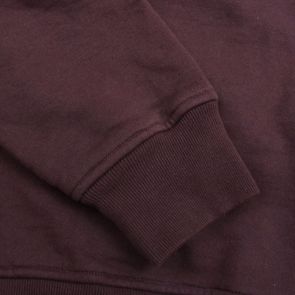 COMOLI コモリ 23AW Y03-05002 コットン吊裏毛 クルーネック スウェット トレーナー Burgundy  バーガンディ系 1【中古】