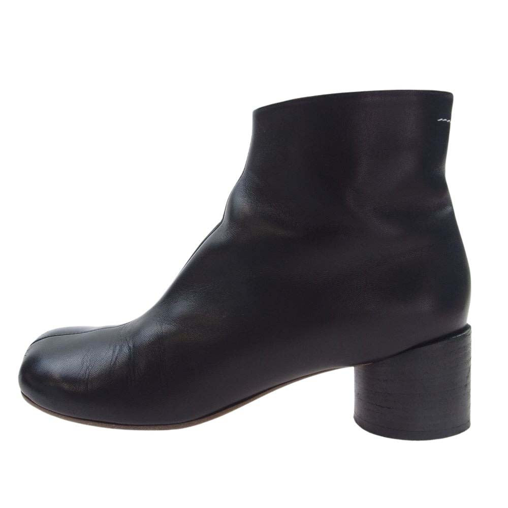 MAISON MARGIELA メゾンマルジェラ S59WU0173 MM6 エムエムシックス Anatomic アナトミック サイドジップ ブーツ ブラック系 38.5【中古】