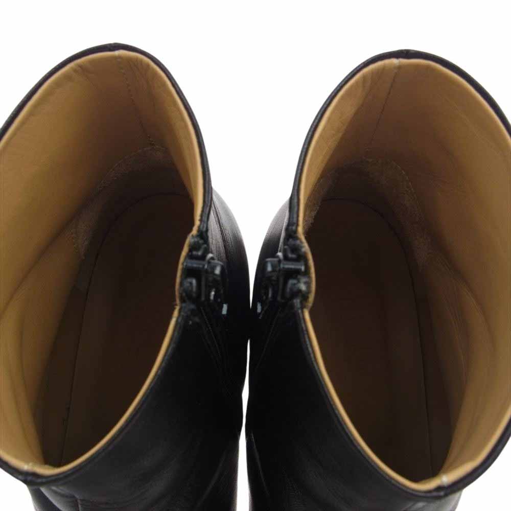 MAISON MARGIELA メゾンマルジェラ S59WU0173 MM6 エムエムシックス Anatomic アナトミック サイドジップ ブーツ ブラック系 38.5【中古】
