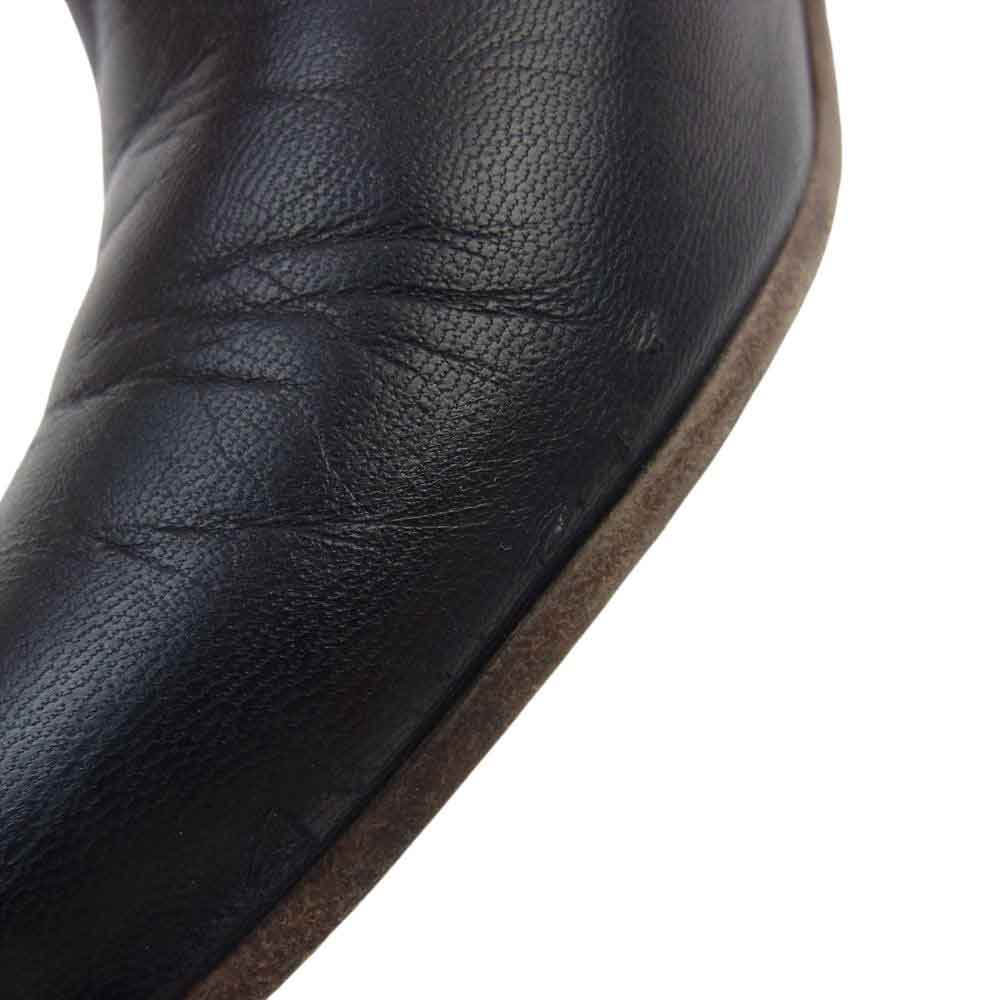 MAISON MARGIELA メゾンマルジェラ S59WU0173 MM6 エムエムシックス Anatomic アナトミック サイドジップ ブーツ ブラック系 38.5【中古】