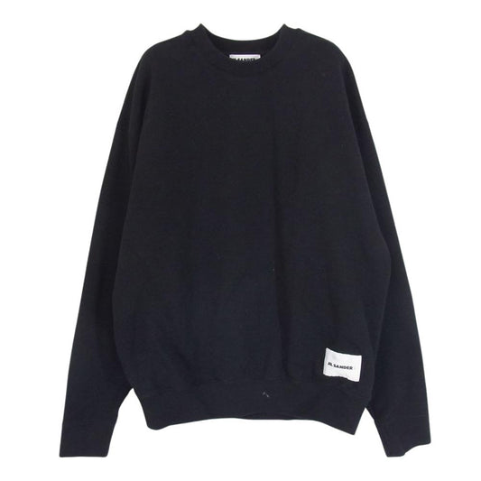 JIL SANDER ジルサンダー 23AW J47GU0104 プラス ロゴパッチ スウェット ブラック系 S【中古】