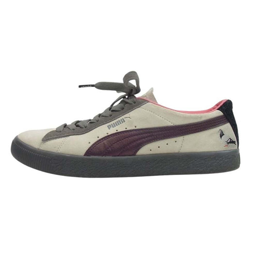 PUMA プーマ 381160-01 × Staple ステイプル × Atmos アトモス Suede Natural Grey スウェード スエード ナチュラル グレイ スニーカー ベージュ系 26cm【中古】