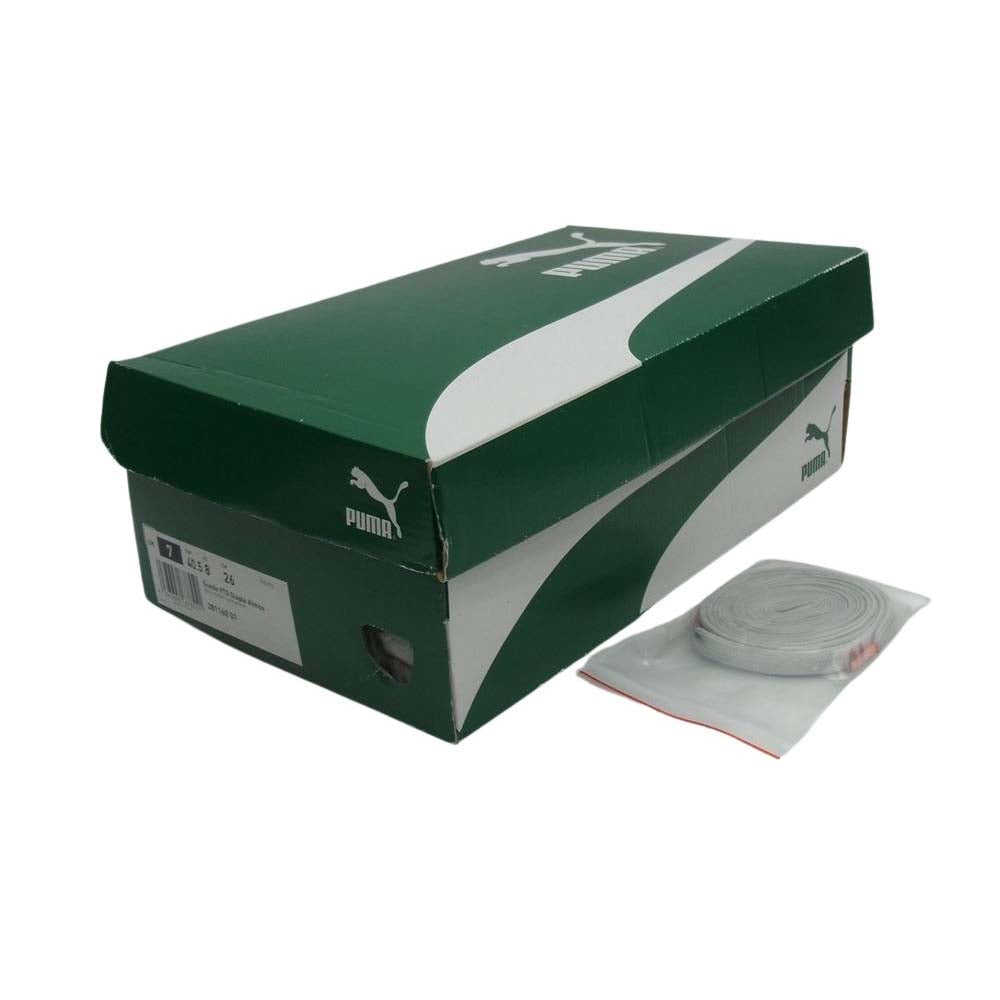 PUMA プーマ 381160-01 × Staple ステイプル × Atmos アトモス Suede Natural Grey スウェード スエード ナチュラル グレイ スニーカー ベージュ系 26cm【中古】