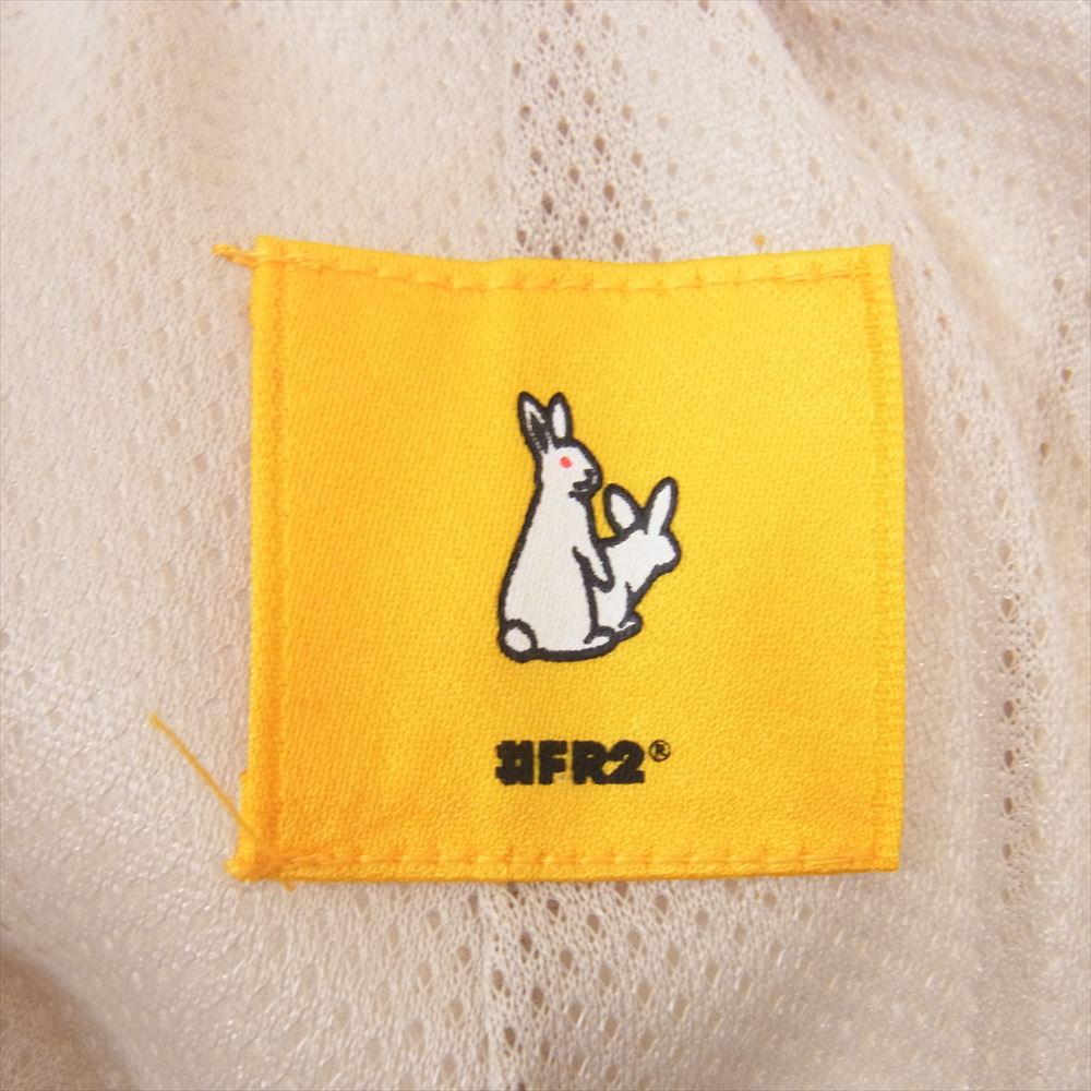 エフアールツー FRP227 DOKO? No Delivery Service サイドライン トラックパンツ オフホワイト系 L【中古】