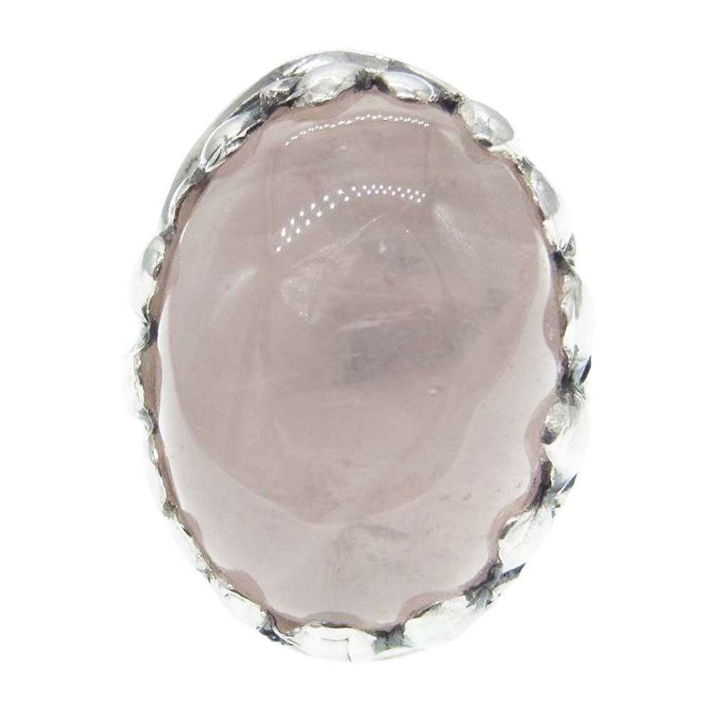 ALEX STREETER アレックスストリーター ドラゴントゥース ローズクォーツ リング シルバー系 17号【中古】