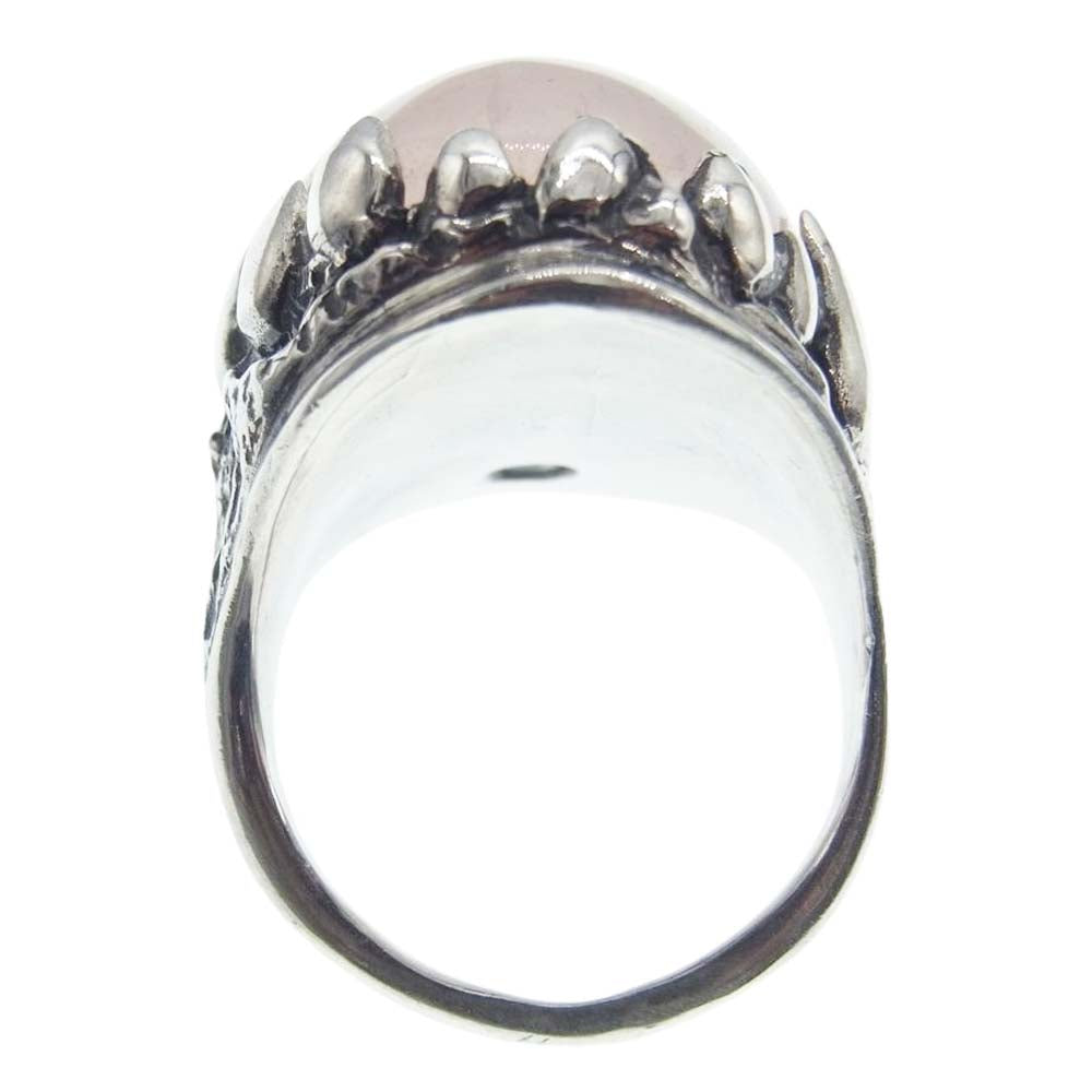 ALEX STREETER アレックスストリーター ドラゴントゥース ローズクォーツ リング シルバー系 17号【中古】