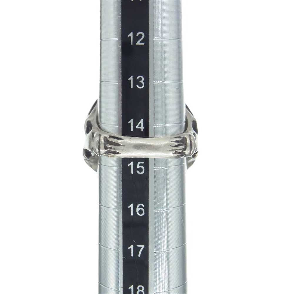 ALEX STREETER アレックスストリーター 30周年記念台座 Angel Heart エンジェルハート リング シルバー系 ライトグリーン系 14.5号【中古】