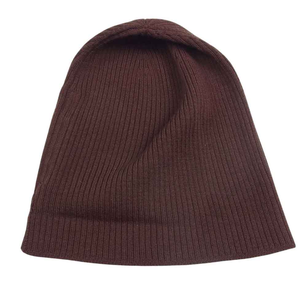 Rick Owens リックオウエンス 22AW RU02B2495-RIBM RIBBED WOOL BEANIE リブド ウール ビーニー キャップ ブラウン ブラウン系 OS【中古】