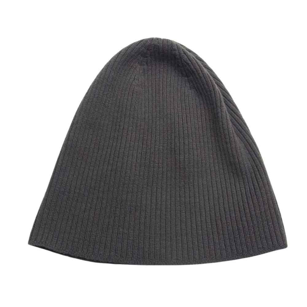Rick Owens リックオウエンス 23SS RU01C4495-RIBM Ribbed Knit Beanie Hat リブド ニット ビーニー キャップ ブラウン系 OS【中古】