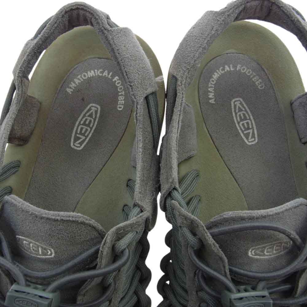 KEEN キーン UNEEK ユニーク サンダル グレー系 27cm【中古 KEEN キーン UNEEK ユニーク サンダル グレー系 27cm【中古
