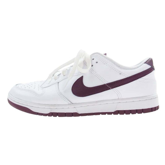 NIKE ナイキ DUNK LOW ダンクロー White Night Maroon ホワイト ナイト マルーン スニーカー ホワイト系 26.5cm【中古】