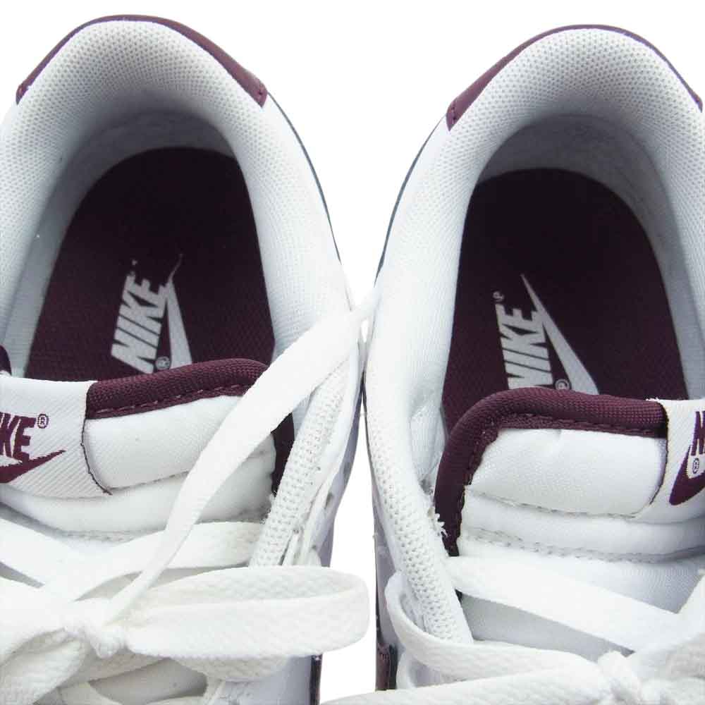 NIKE ナイキ DUNK LOW ダンクロー White Night Maroon ホワイト ナイト マルーン スニーカー ホワイト系 26.5cm【中古】