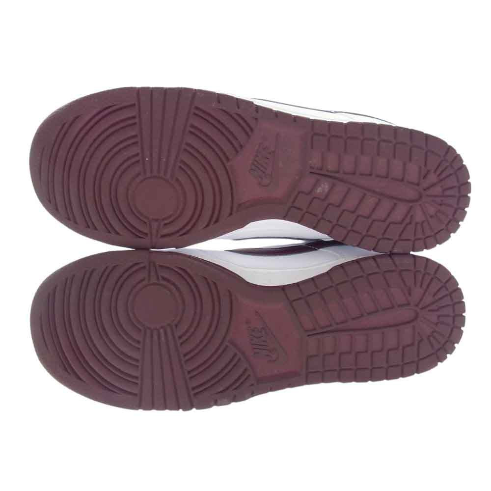 NIKE ナイキ DUNK LOW ダンクロー White Night Maroon ホワイト ナイト マルーン スニーカー ホワイト系 26.5cm【中古】