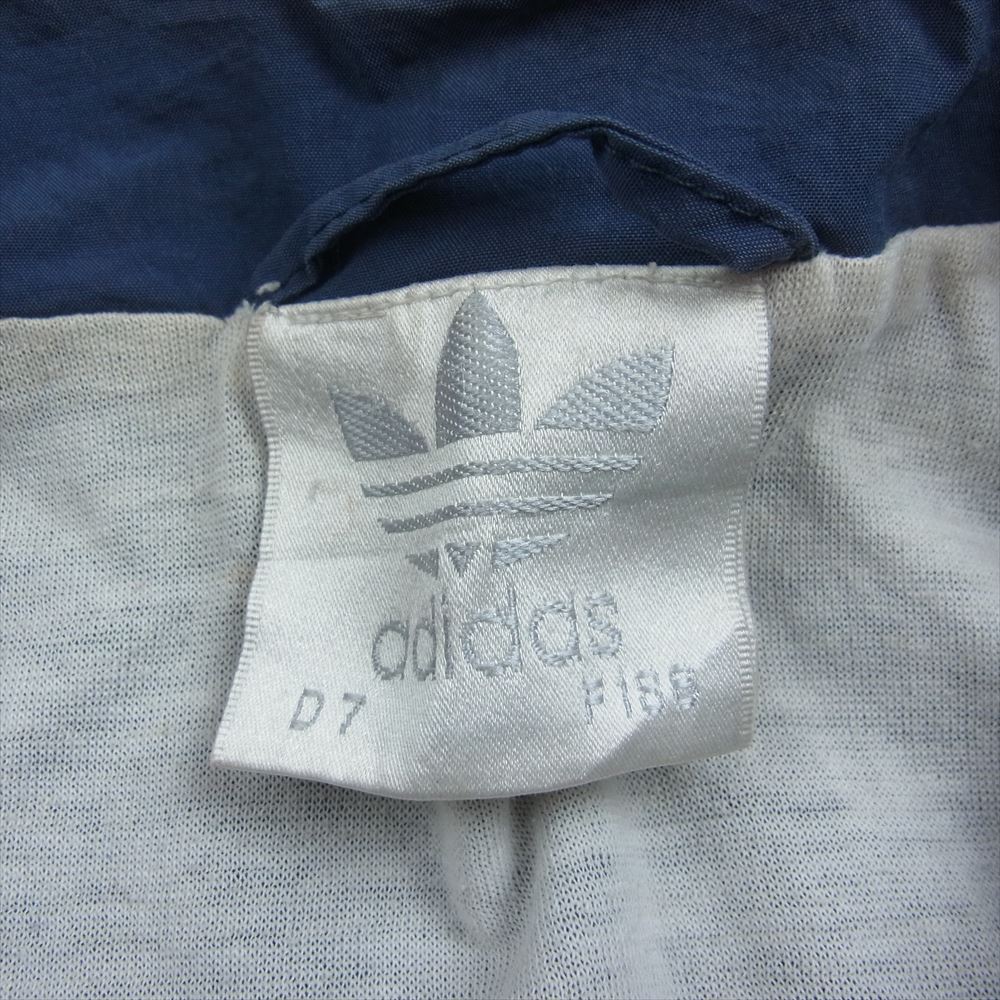 adidas アディダス ヴィンテージ 80s トラック ジャケット ネイビー系 US L【中古】