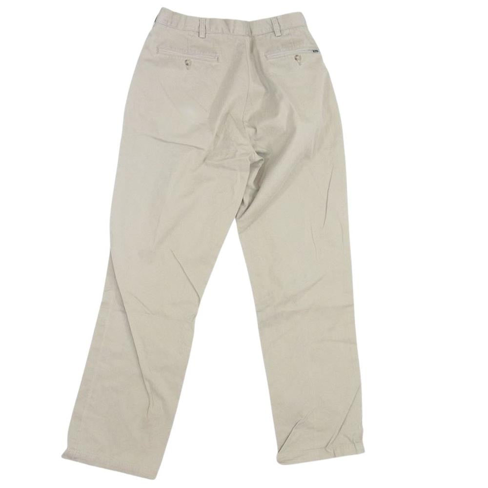 POLO RALPH LAUREN ポロ・ラルフローレン 2タック チノ トラウザー パンツ ベージュ系 38【中古】
