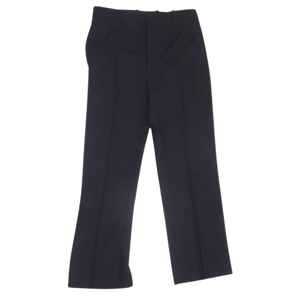 BALENCIAGA バレンシアガ 595066 TYI20 VIRGIN WOOL WIDE LEG PANT ヴァージンウール ワイドレッグ スラックスパンツ ブラック系 36【中古】