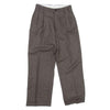 MAISON MARGIELA メゾンマルジェラ 20AW S51KA0521 S53200 Pleats Wool Pants タック プリーツ チェック ウール スラックスパンツ ブラウン系 38【中古】