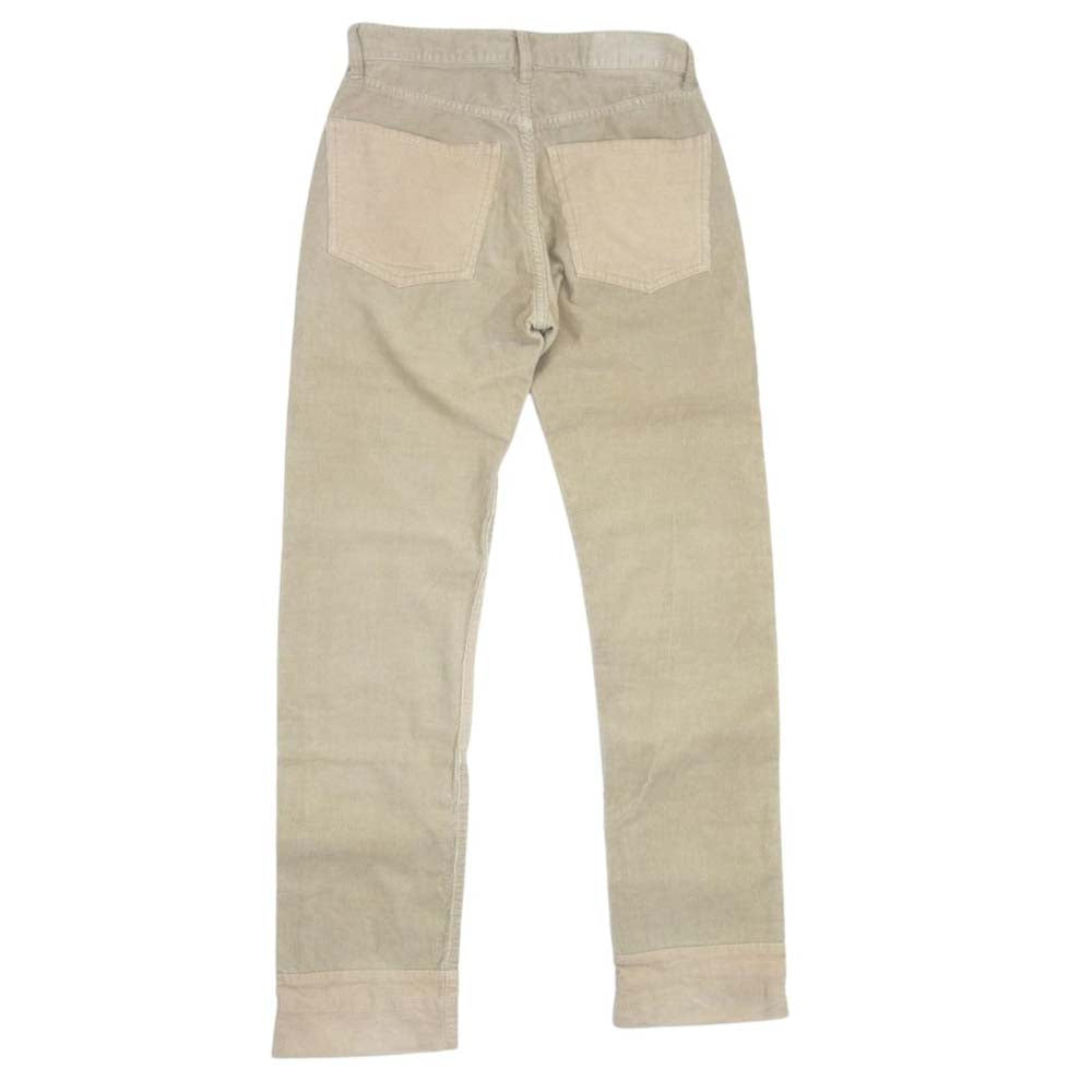 MAISON MARTIN MARGIELA メゾンマルタンマルジェラ 10ライン アーティザナル 再構築 コーデュロイパンツ ベージュ系 M【中古】