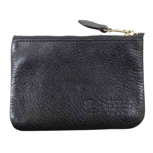 IL BISONTE イルビゾンテ スクエア ジップコインケース  ブラック系【中古】