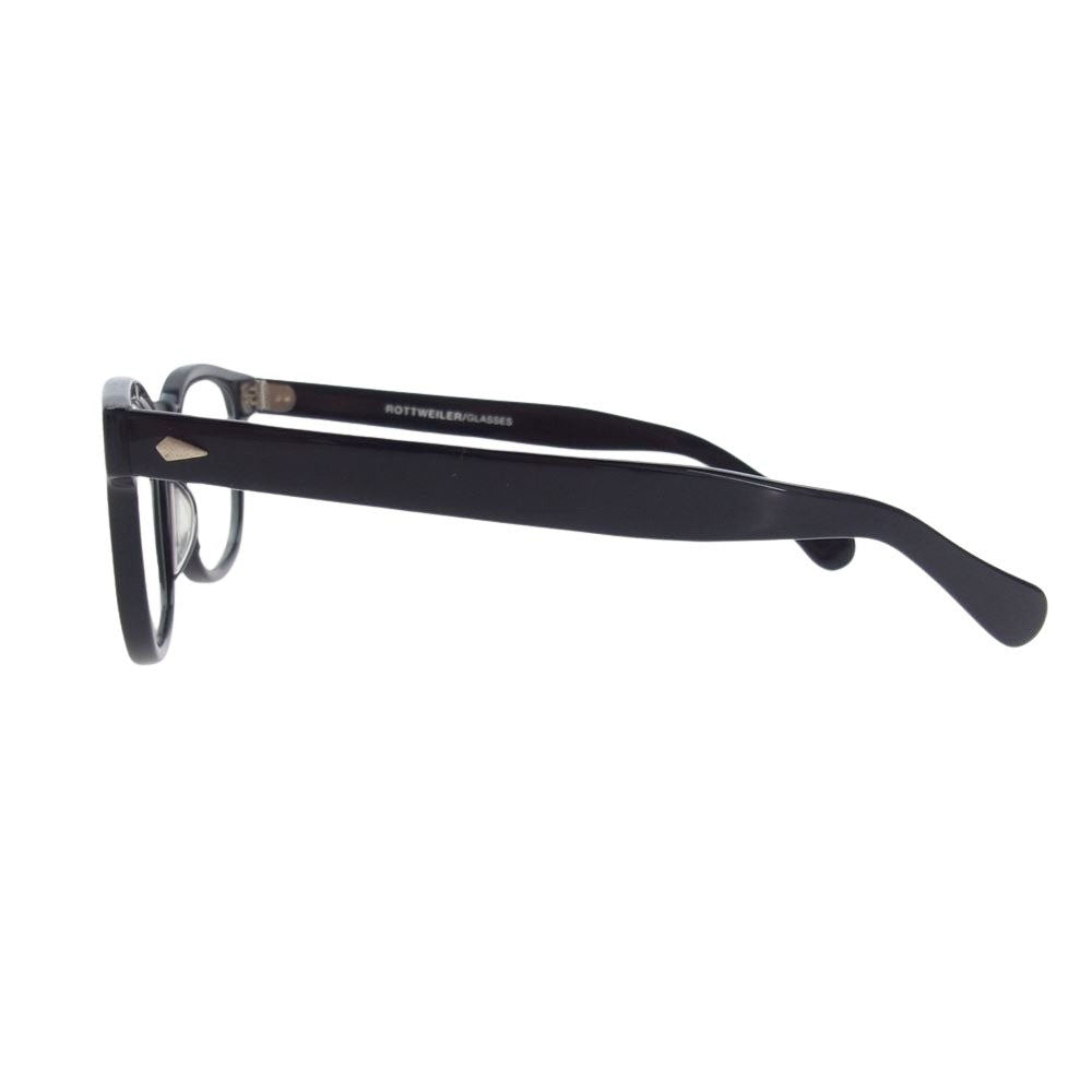 ROTTWEILER ロットワイラー JARMUSCH RT102 ウェリントン 眼鏡 アイウェア ブラック系【中古】