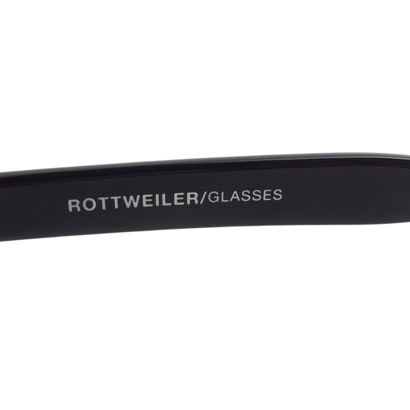 ROTTWEILER ロットワイラー JARMUSCH RT102 ウェリントン 眼鏡 アイウェア ブラック系【中古】