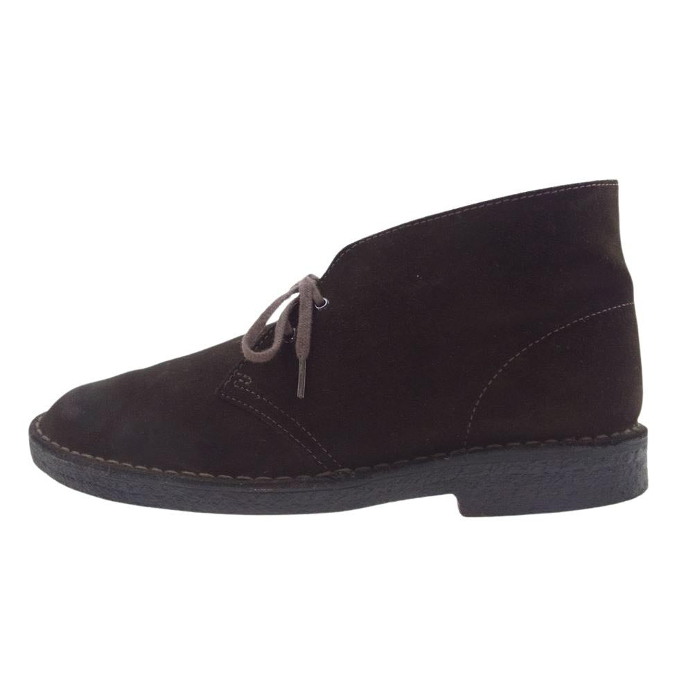 Clarks クラークス 11826 Desert Boot スエード デザート ブーツ ダークブラウン系 UK8【中古】