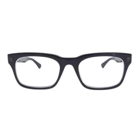 CHROME HEARTS クロムハーツ（原本無） GITTIN ANY?-A アイウェア メガネ 眼鏡 ブラック系 52□19-145【中古】