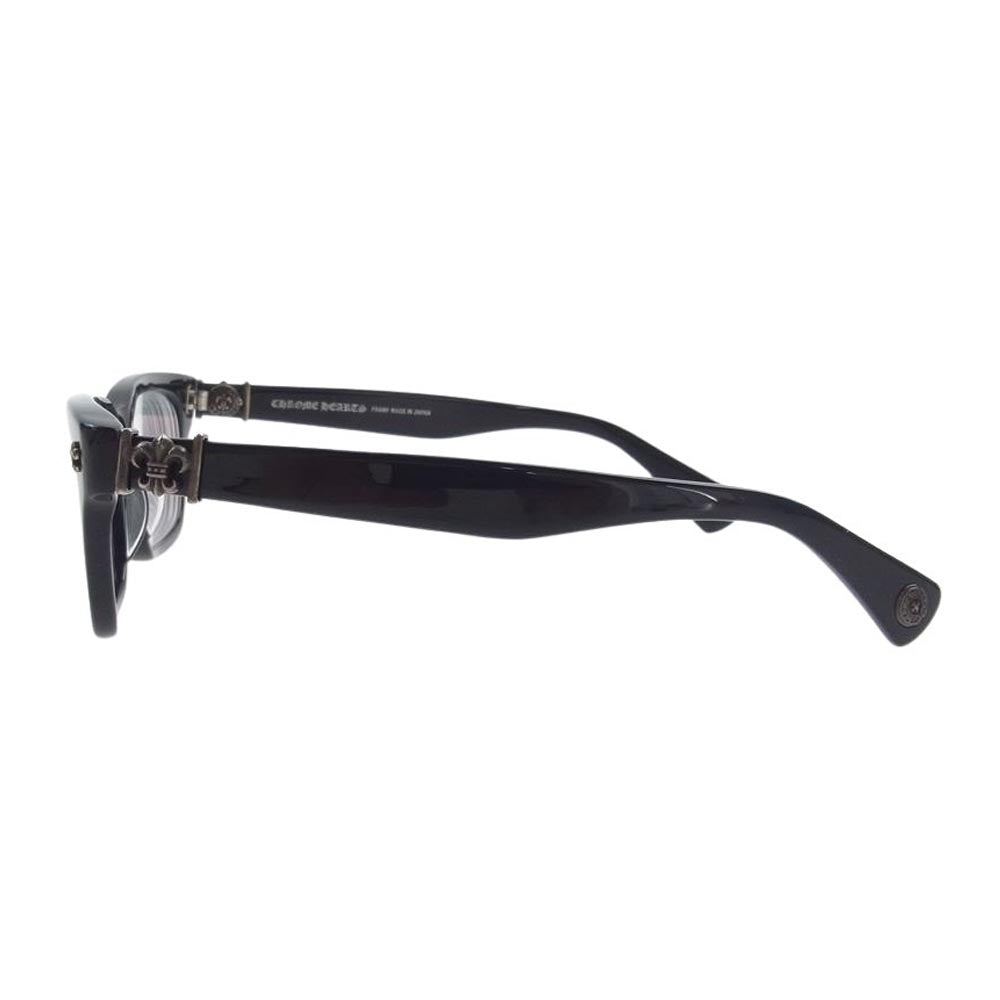CHROME HEARTS クロムハーツ（原本無） GITTIN ANY?-A アイウェア メガネ 眼鏡 ブラック系 52□19-145【中古】