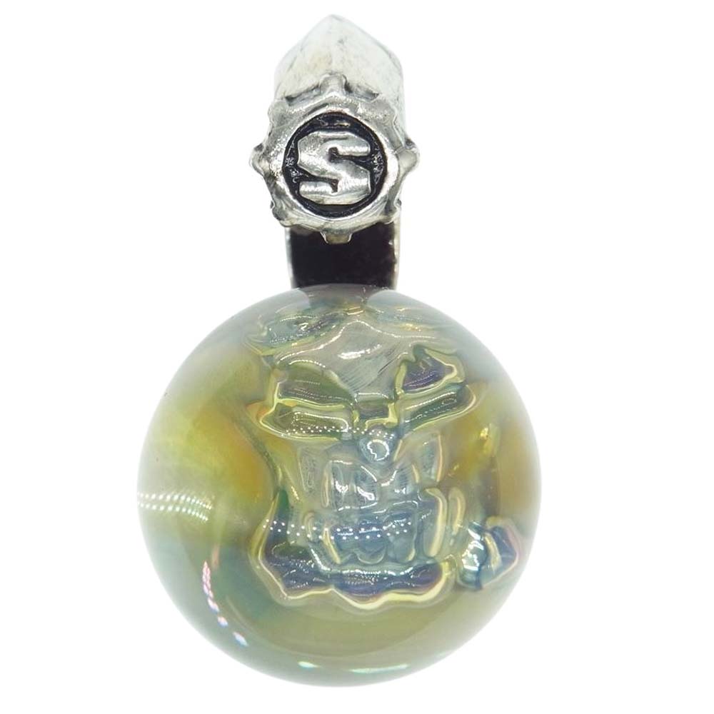 STARLIN GEAR スターリンギア STP067 ギャランティ付属 Gunner New Skull Ｍarble ガナー ニューミニスカルマーブルペンダント シルバー系【中古】