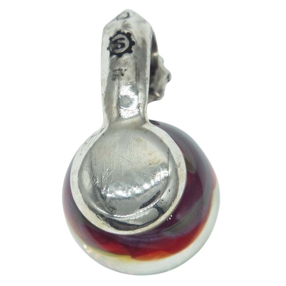 STARLIN GEAR スターリンギア STP067 ギャランティ付属 Gunner New Skull Ｍarble ガナー ニューミニスカルマーブルペンダント シルバー系【中古】