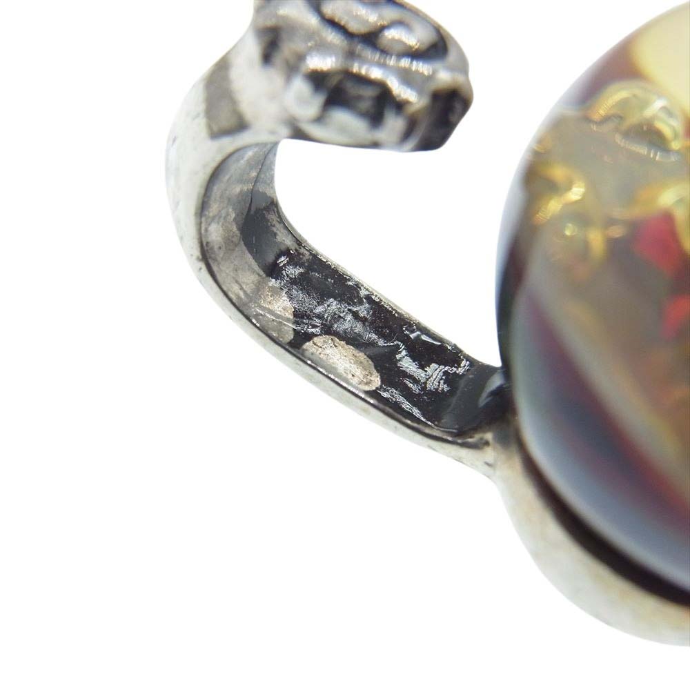STARLIN GEAR スターリンギア STP067 ギャランティ付属 Gunner New Skull Ｍarble ガナー ニューミニスカルマーブルペンダント シルバー系【中古】
