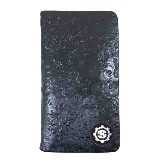 STARLIN GEAR スターリンギア 100years 100年 s-gear texture long wallet Sギア テクスチャー ロングウォレット 長財布 ブラック系【中古】