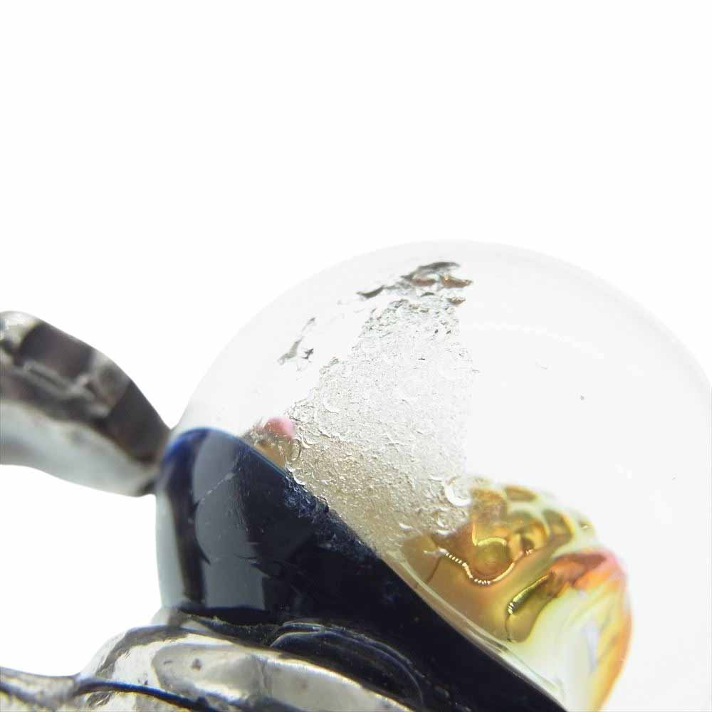 STARLIN GEAR スターリンギア ギャランティ付属 New Skull Marble ニュースカル マーブル ペンダントトップ シルバー系 ゴールド系【中古】