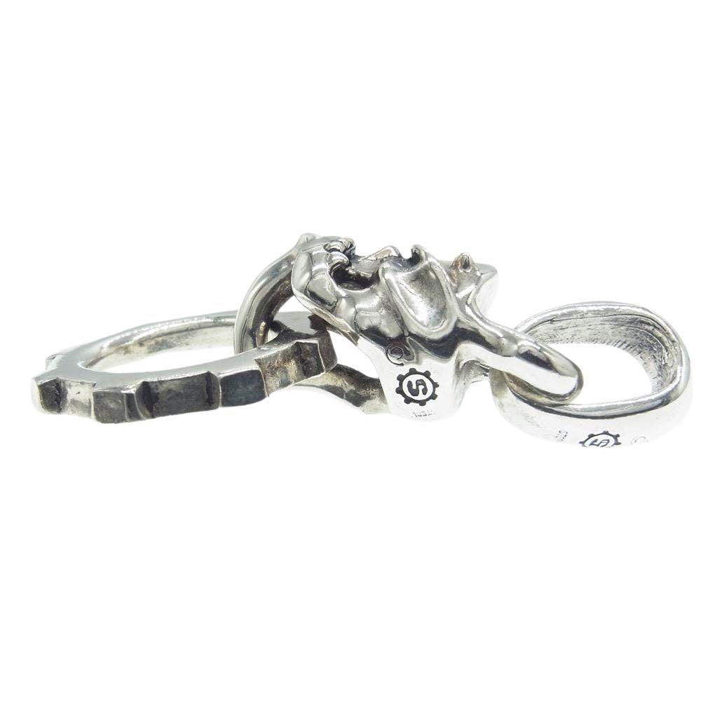 STARLIN GEAR スターリンギア ギャランティ付属 マイクロカミカゼデビル w/ギアフープ ペンダントトップ シルバー系【中古】