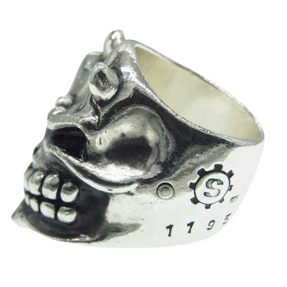 STARLIN GEAR スターリンギア ギャランティ付属 PUNCHER DEVIL RING パンチャー デビル リング シルバー系 25号【中古】