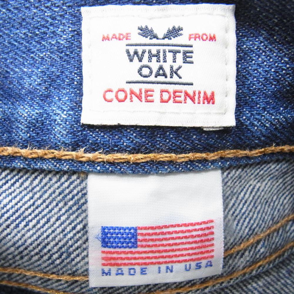 Levi's リーバイス 00505-1524 USA製 505 ホワイトオーク コーン デニム パンツ ジーンズ インディゴブルー系 38【中古】