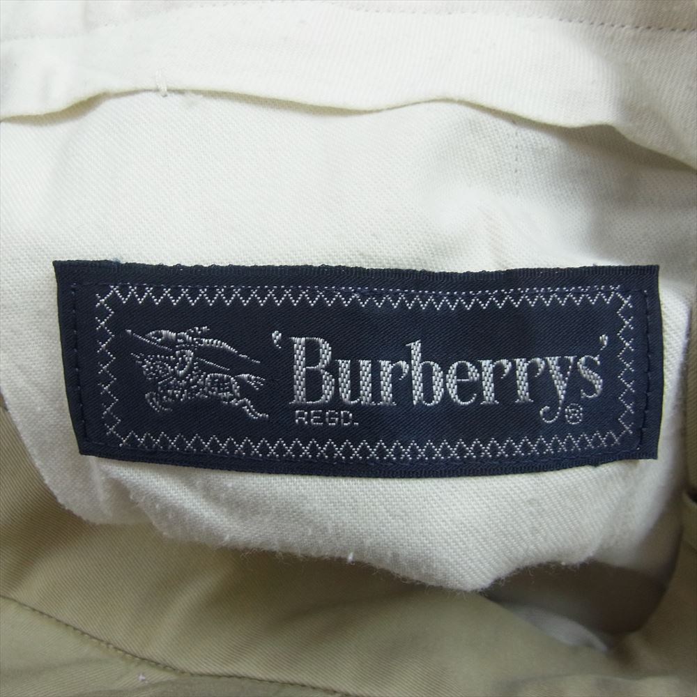 BURBERRY バーバリー 2タック チノ トラウザー パンツ ベージュ系 ウエスト100【中古】