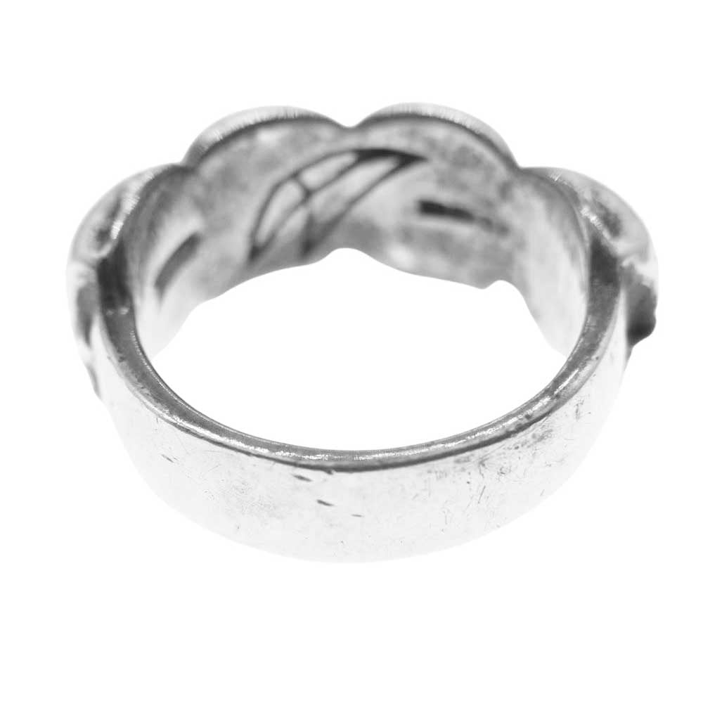 CRAZY PIG クレイジーピッグ 4 SKULLS RING 4スカルリンク リング ＃52 シルバー系 4号【中古】