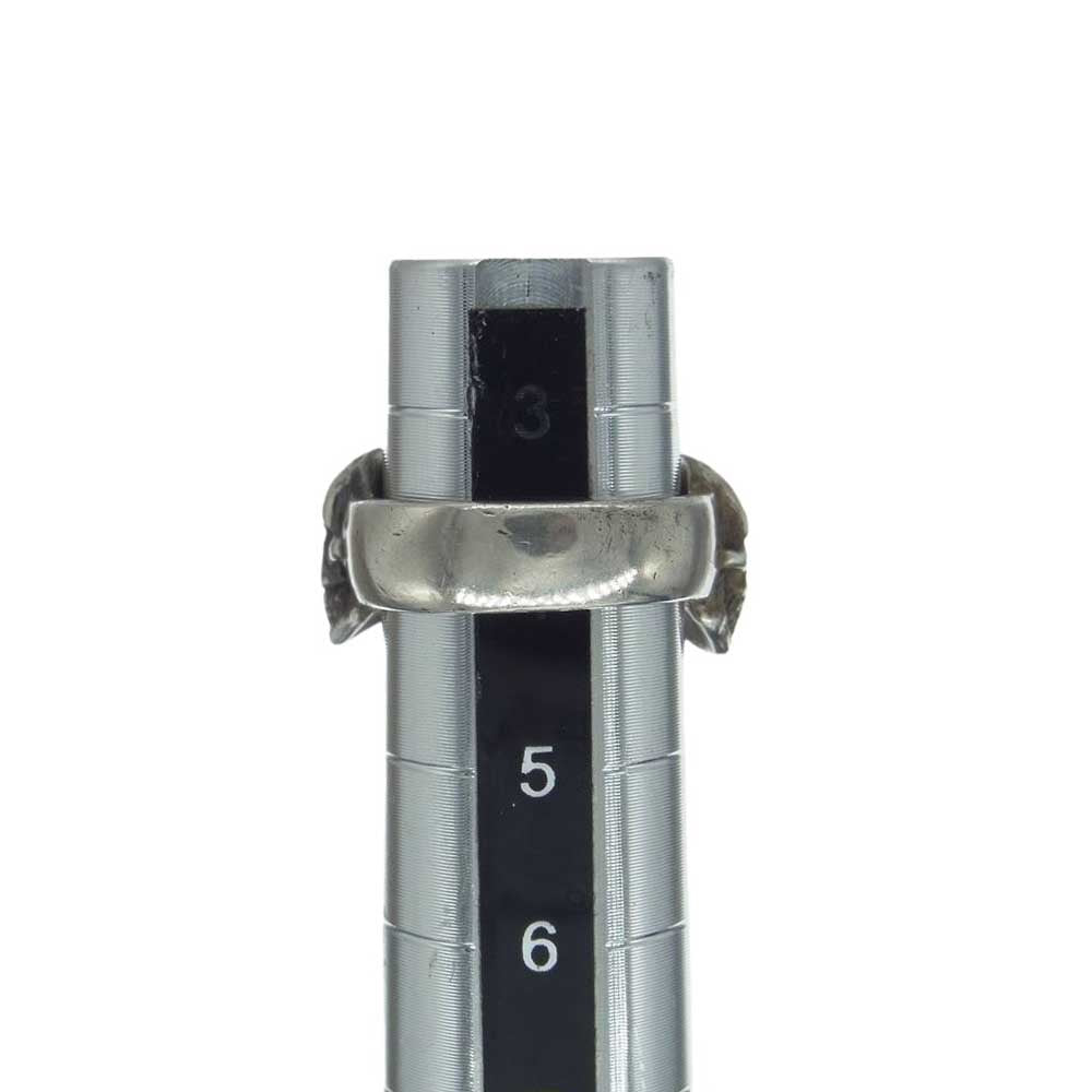 CRAZY PIG クレイジーピッグ 4 SKULLS RING 4スカルリンク リング ＃52 シルバー系 4号【中古】