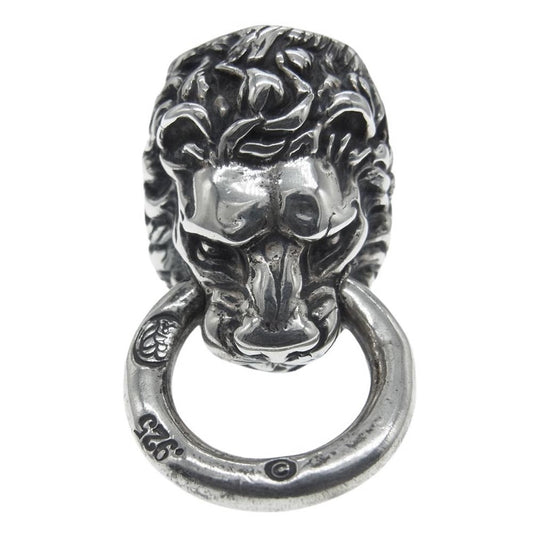 BILL WALL LEATHER ビルウォールレザー R395R with ring in mouth リングインマウス ライオン リング シルバー系 約14.5号【中古】
