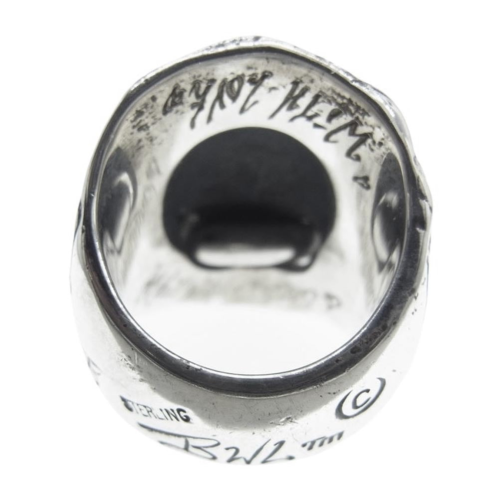 BILL WALL LEATHER ビルウォールレザー R395R with ring in mouth リングインマウス ライオン リング シルバー系 約14.5号【中古】