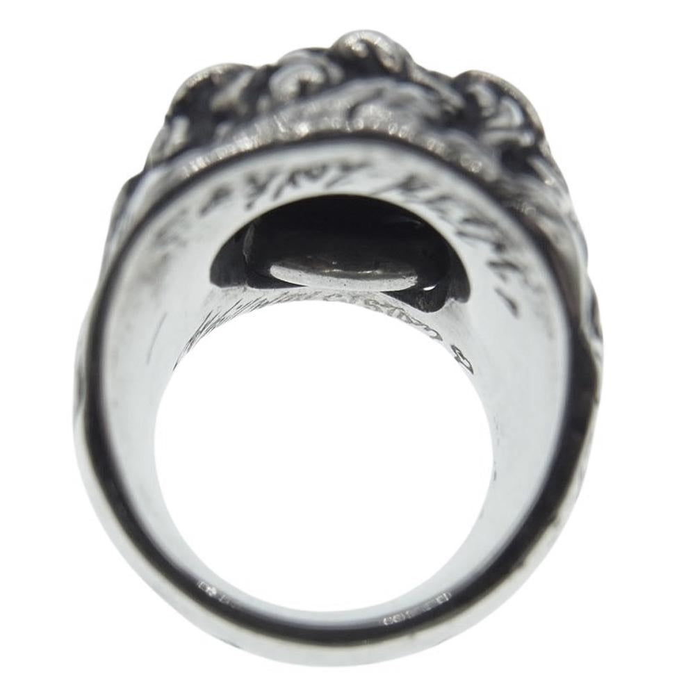 BILL WALL LEATHER ビルウォールレザー R395R with ring in mouth リングインマウス ライオン リング シルバー系 約14.5号【中古】