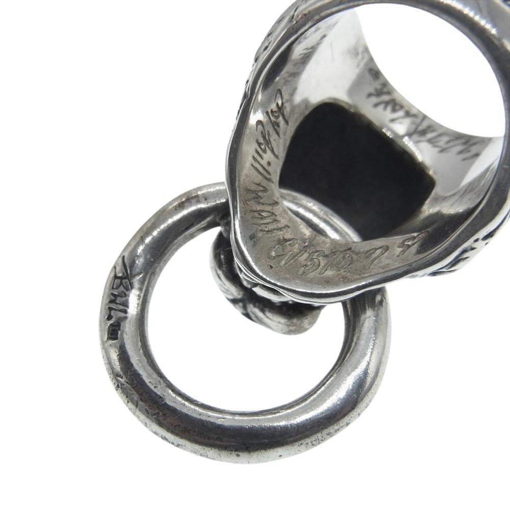 BILL WALL LEATHER ビルウォールレザー R395R with ring in mouth リングインマウス ライオン リング シルバー系 約14.5号【中古】