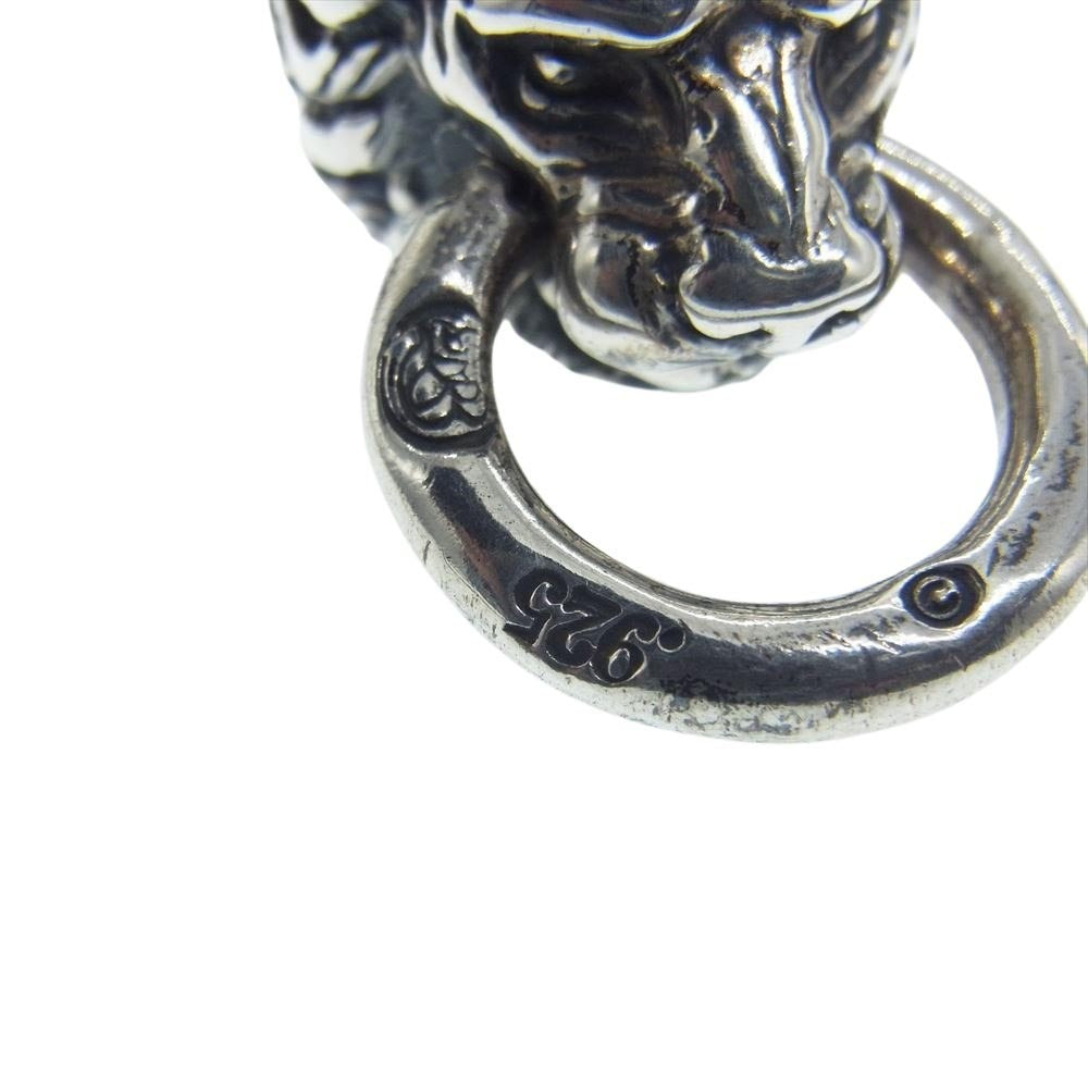 BILL WALL LEATHER ビルウォールレザー R395R with ring in mouth リングインマウス ライオン リング シルバー系 約14.5号【中古】