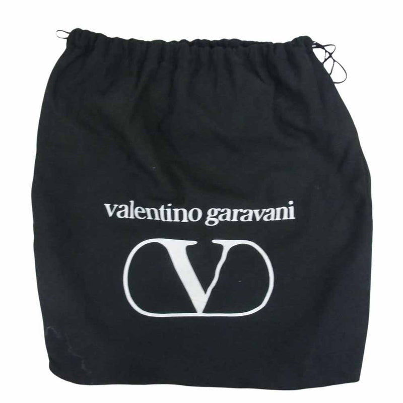 VALENTINO ヴァレンティノ レザー ベルト ショルダー ハンド バッグ ブラウン系【中古】