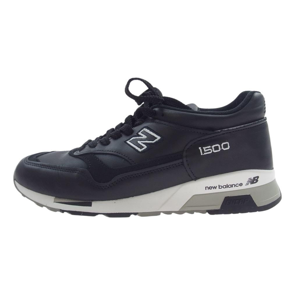 NEW BALANCE ニューバランス M1500BK Black ブラック ローカット スニーカー  ブラック系  25.5cm【中古】