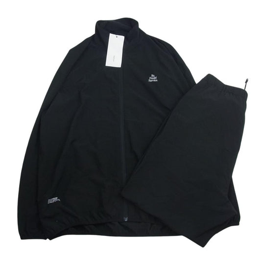 フレッシュサービス FSW-23-ST-15 UTILITY PACKABLE SUIT ユーティリティ パッカブル トラックスーツ セットアップ ブラック系 L【新古品】【未使用】【中古】